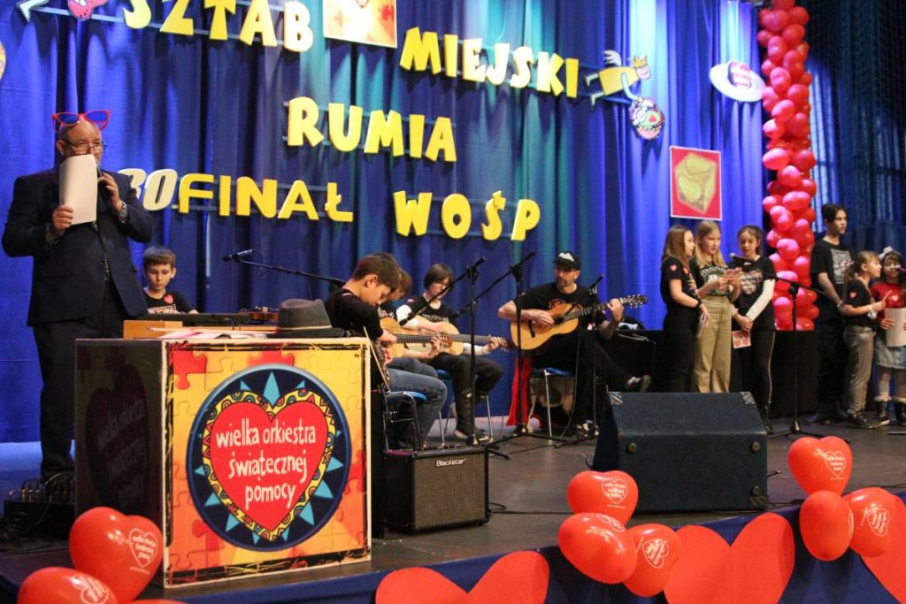 WOŚP Rumia 2022. Finał Wielkiej Orkiestry Świątecznej Pomocy w Rumi